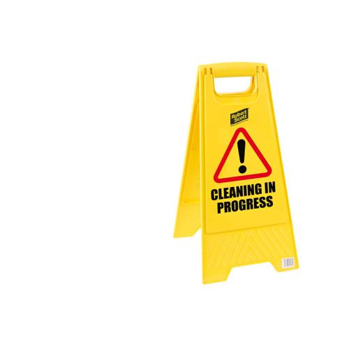 Caution Cleaning in Progress Standard Safety Floor Sign (Box of 5)