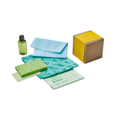 Eco Cleaning Welcome Box with Yellow Sleeve (Box of 100)