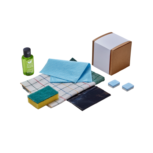 Cleaning Welcome Box with Dishwasher Tablets and White Sleeve (Box of 100)