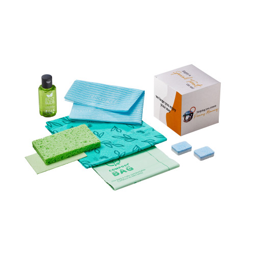Dale Leisure Branded Eco Cleaning Welcome Box with Dishwasher Tablets (Box of 100)