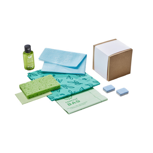 Eco Cleaning Welcome Box with Dishwasher Tablets and White Sleeve (Box of 100)