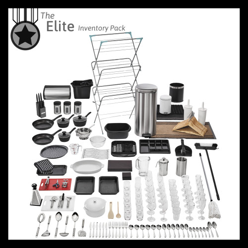 Elite Inventory Pack with Porland Academy Crockery - 6 Berth