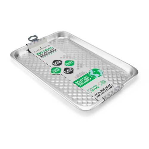 MasterClass Recycled Aluminium Baking Tray (H2.5 x W40 x D27cm)