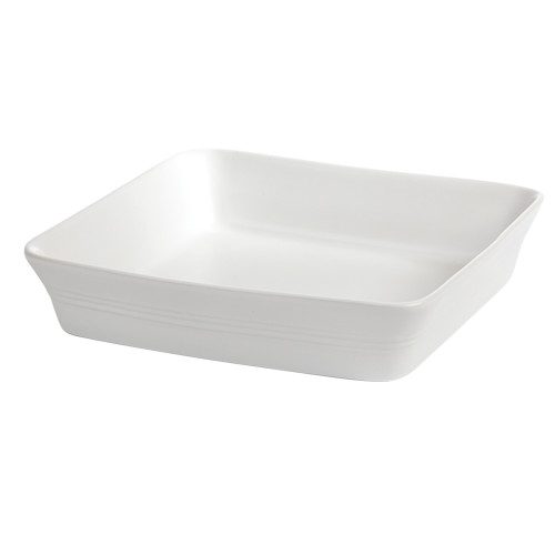 Porcelite Standard OTT White Square Baker 26 x 26 x 5.5cm (Box of 4)