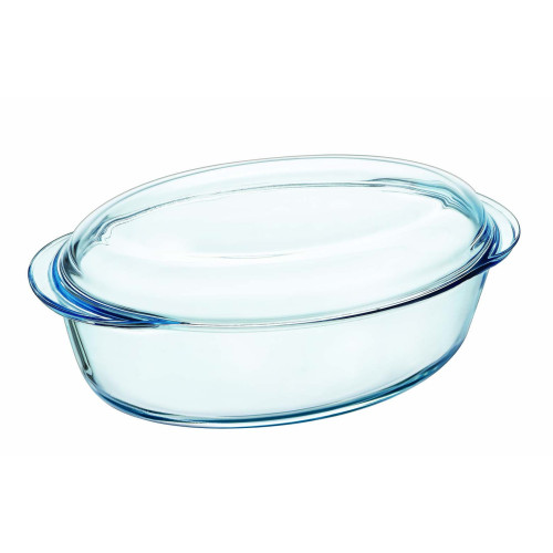 Glass Oval Casserole Dish 3 Litre | 33cm (Box of 3)