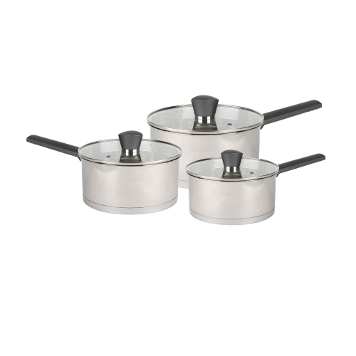 Russell Hobbs Excellence 3 Piece Saucepan Set 