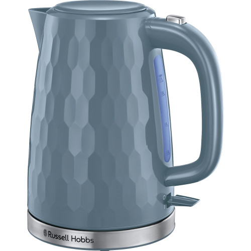 Russell Hobbs Honeycomb Kettle 3000w | 1.7 Litre - Grey