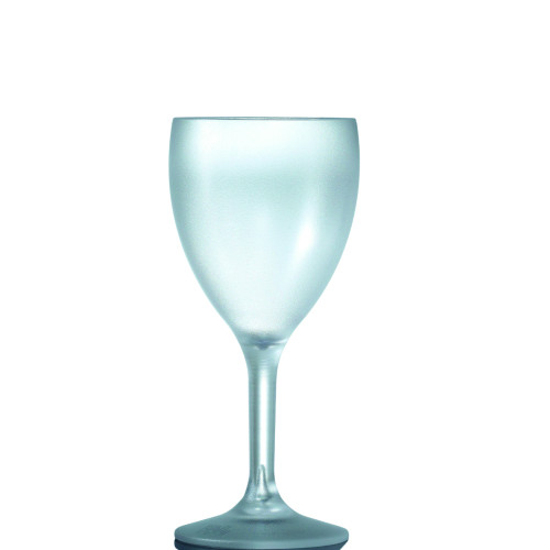 Elite Premium Frosted Polycarbonate Wine Glass 266ml / 9oz (Box of 12)