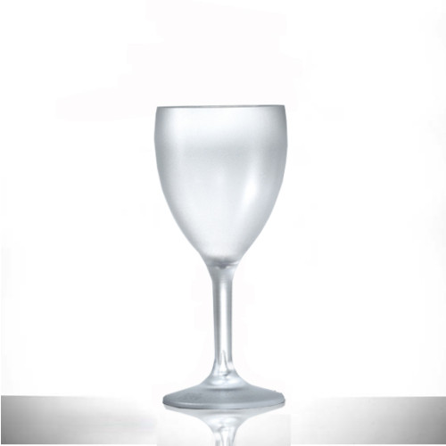 Elite Premium Frosted Polycarbonate Wine Glass 266ml / 9oz (Box of 12)