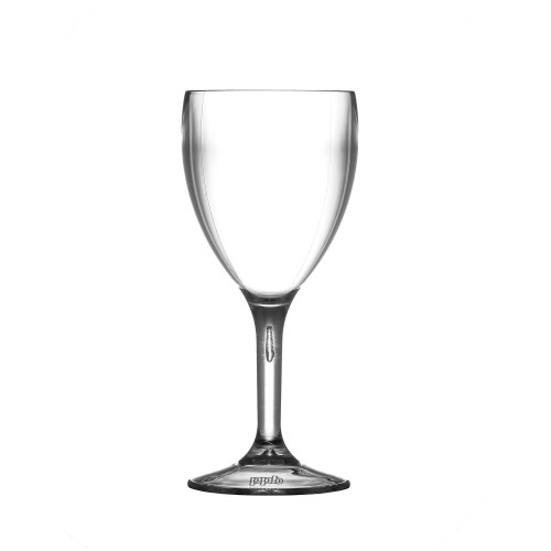 Elite Premium Clear Polycarbonate Wine Glass 266ml | 9.36oz (Box of 12)