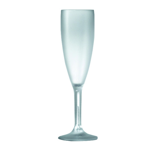 Elite Premium Frosted Polycarbonate Champagne Flute 195ml | 6.85oz (Box of 12)