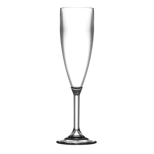 Elite Premium Clear Polycarbonate Champagne Flute 195ml | 6.85oz (Box of 12)