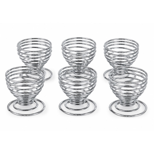 Chrome Wire Egg Cup (Box of 6)