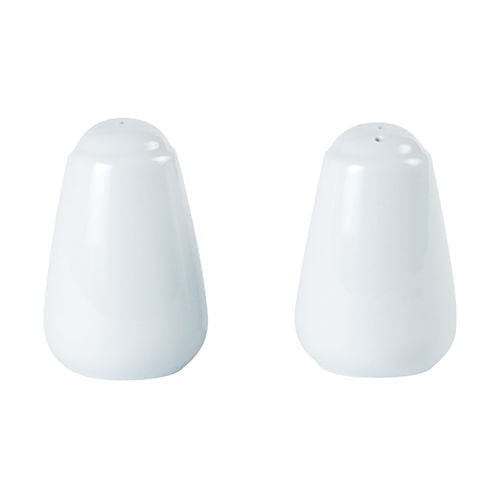 Porcelite Traditional Salt Pourer & Pepper Pot (Box of 6)
