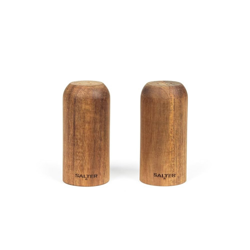 Salter FSC Acacia Cruet Set 9 x 4.5cm | 3.5 x 1.75"