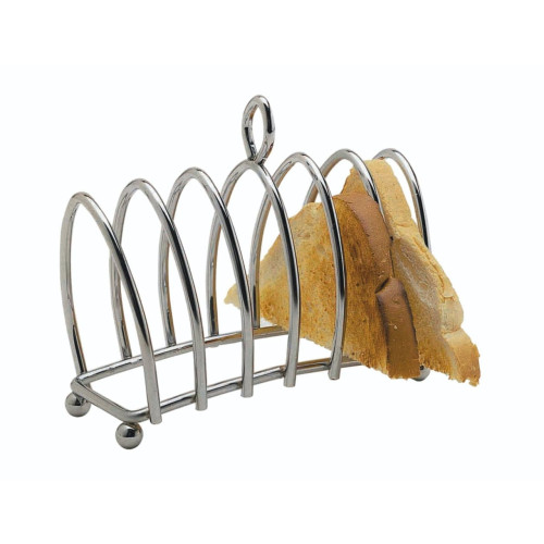 KitchenCraft Chrome Plated Six Slice Toast Rack