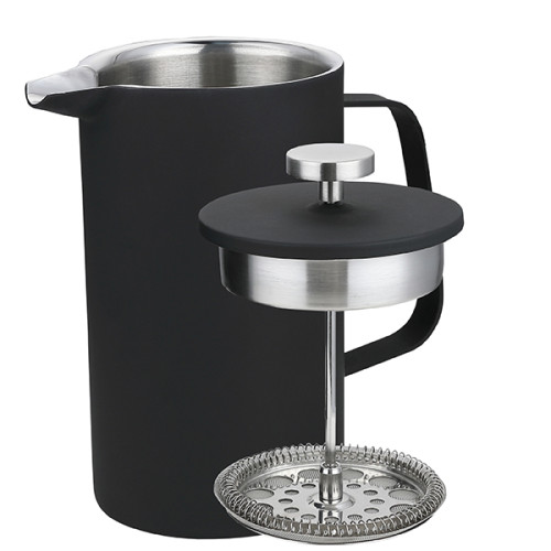 Black Stainless Steel Cafetiere 350ml / 12.50oz