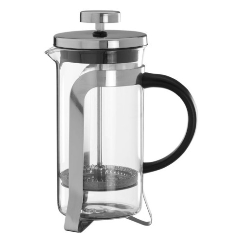 3 Cup Stainless Steel and Glass Cafetiere 350ml / 12.5oz (Box of 30)