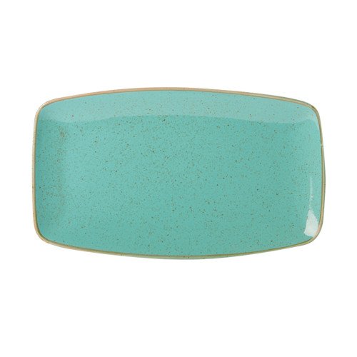 Seasons Rectangular Plate 27 x 20cm in Sea Spray (Box of 6)