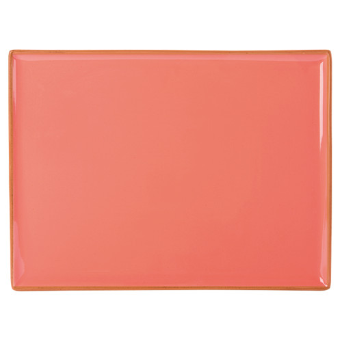 Seasons Rectangular Platter 35 x 25cm in Coral (Box of 6)
