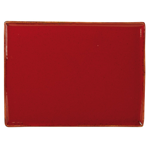 Seasons Rectangular Platter 35 x 25cm in Magma (Box of 6)