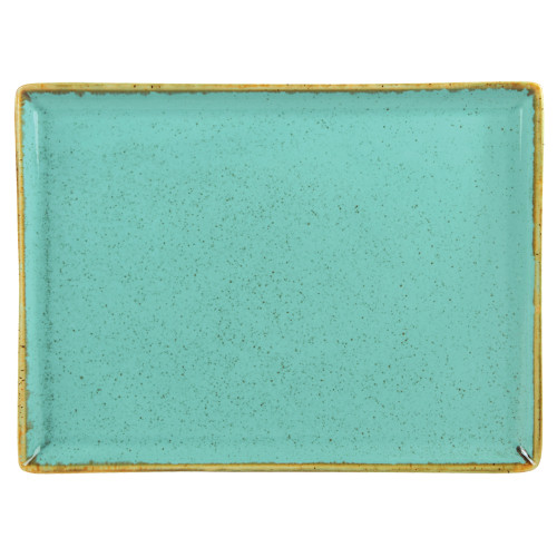 Seasons Rectangular Platter 27 x 21cm in Sea Spray (Box of 6)
