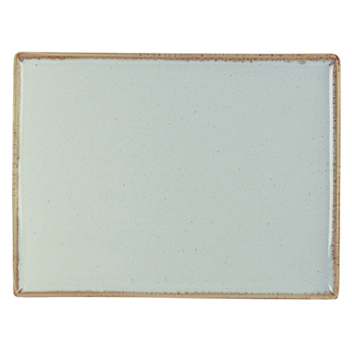 Seasons Rectangular Platter 35 x 25cm in Stone (Box of 6)