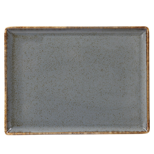 Seasons Rectangular Platter 35 x 25cm in Storm (Box of 6)