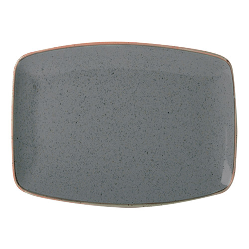 Seasons Rectangular Plate 32 x 24cm in Storm (Box of 6)