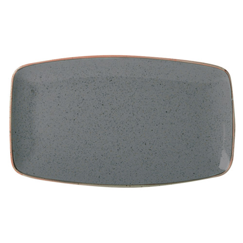 Seasons Rectangular Plate 27 x 20cm in Storm (Box of 6)