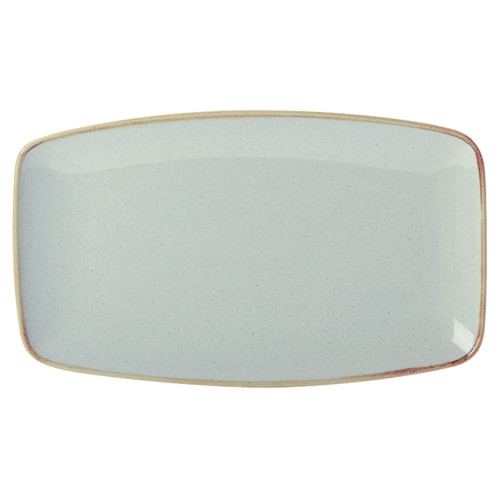 Seasons Rectangular Plate 27 x 20cm in Stone (Box of 6)