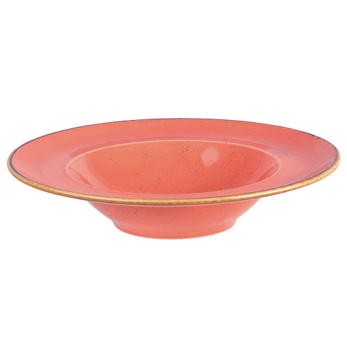 Seasons Pasta Plate 30cm in Coral (Box of 6)