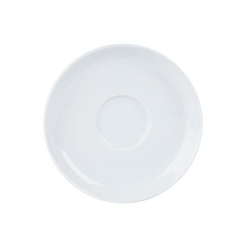 Porcelite Bowl Shape Cup Saucers (Box of 6)