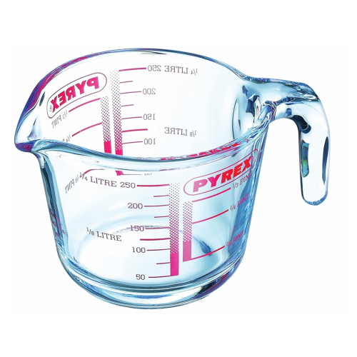 Pyrex Glass Measuring Jug 0.5 Litre (Box of 6)