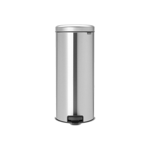 Brabantia Soft Closing Pedal Bin 30 Litre (H67.9 x W29.3 x D29.3cm) - Matt Steel
