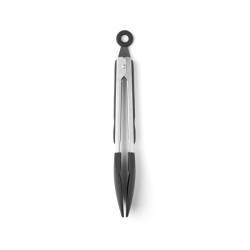 Black Silicone Tongs 23cm