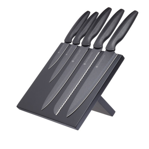 MasterClass 5 Piece Magnetic Knife Block Set