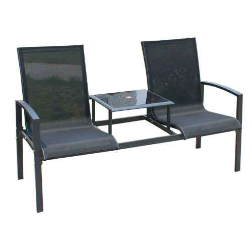 Sorrento Black Mesh 2 Seater Companion Seat