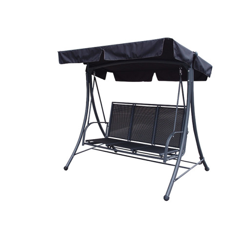 Sorrento Black Mesh 3 Seater Swing Hammock