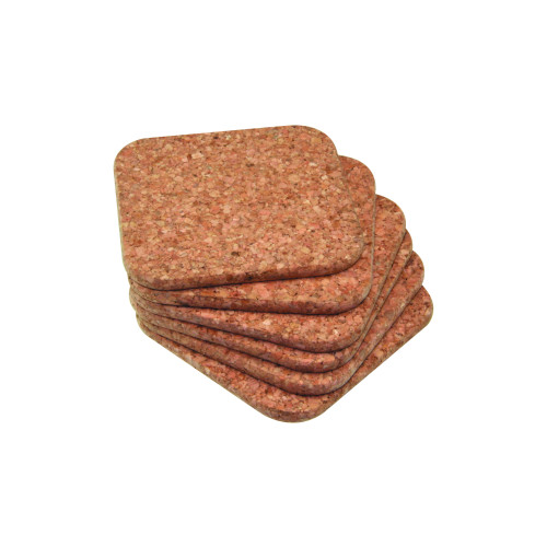 Set of 6 Cork Coasters