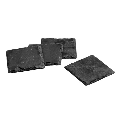 Set of 4 Slate Square Coasters