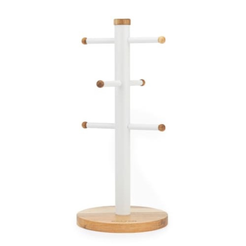 Salter FSC Toronto Mug Tree H35 x D15cm - White