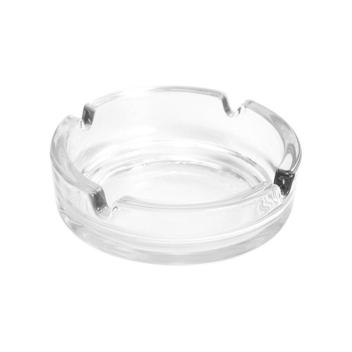 Glass Round Ashtray H3 x W10.5 x D10.5cm