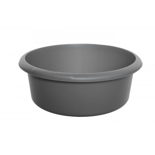 Addis Round Bowl 7.7 Litre (H13 x W34 x D34cm) - Silver