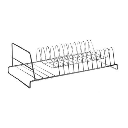 Chrome Rectangular Dish Rack (H12 x W35 x D18cm)