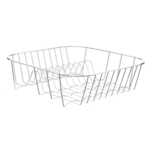 Square Chrome Draining Rack (H10 x W34 x D34cm)