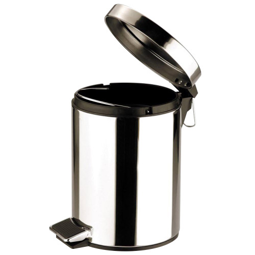 Stainless Steel Pedal Bin 12 Litre (H39 x W25 x D25cm)