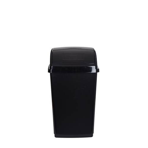 Whitefurze Swing Top Bin 30 Litre (H51 x W31 x D28cm) - Black