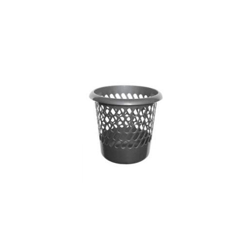 Whitefurze Waste Paper Bin 12 Litre (H28 x W30 x D30cm) - Silver