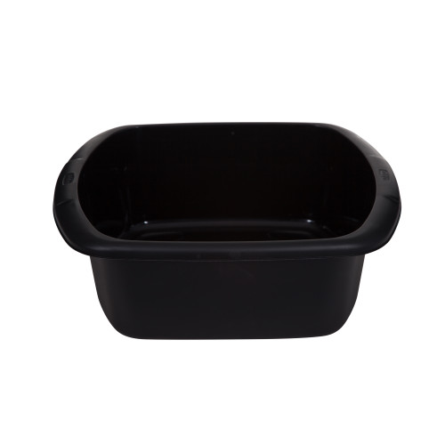 Whitefurze Rectangular Bowl 9 Litre (H13 x W38 x D32cm) - Black